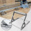 Foldable Stainless Steel Stand Adjustable Cutting Machine Material Support Frame for Cutting Stand Workbench Lift,B 5