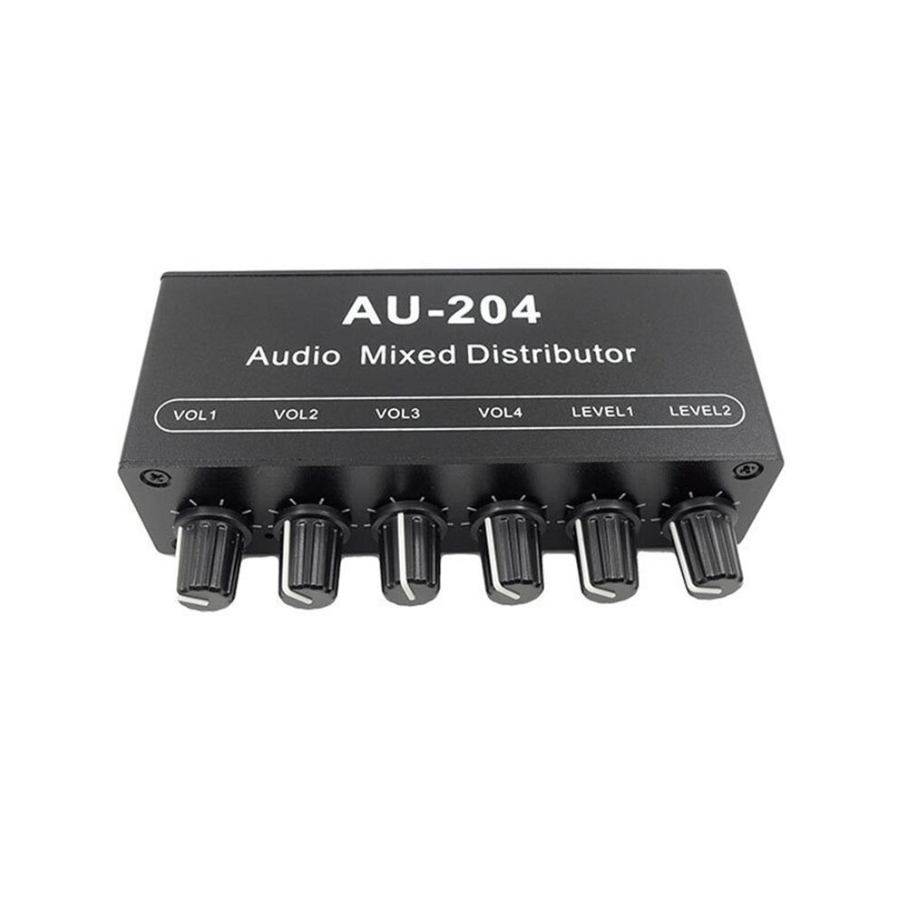 Au-204 Stereo Audio Signal Mixer Board Headphone Driver Power Amplifiers Mixer Distributor 3.5Mm 6033961875633