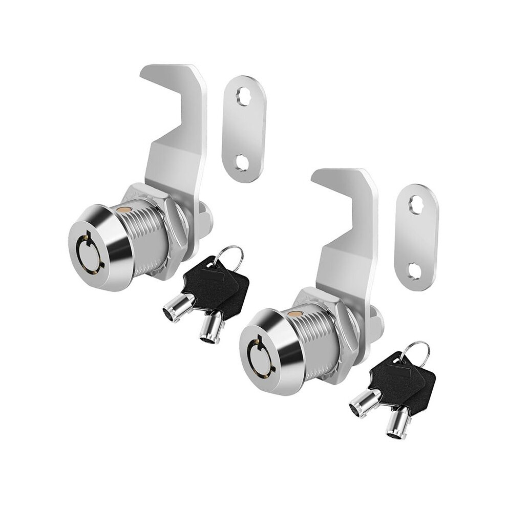 Tool Box Lock With Key,5/8In Cabinet Cam Lock Keyed Alike,Toolbox Lock For Rv Storage Compartment Door Tool Cart Mailbox 4711388868057