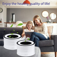 2X Echter HEPA Ersatz Zubehör Teile Filter, Kompatibel mit Afloia Fillo/Halo/Allo Luft Reiniger 3-Stufen Filtration Zubehör Teile