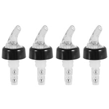 4 Pcs 1Oz Automatic Measured Bottle Pourer - Spirit Measure Pourer Drinks Wine Cocktail Dispenser Home Bar Tools