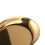 2X Metal Storage Tray Gold Oval Dotted Fruit Plate Small Items Jewelry Display Tray Mirror 7