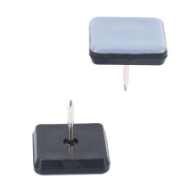 60PZ Scivoli per Sedie Sliders per Mobili PTFE Easy Moving Pads Square con Protezione per Piedini per Unghie per Pavimento Nel Legno