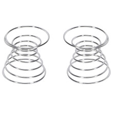12 Pieces Air Plant Stand Airplant Container Tillandsia Holder Stainless Steel Plant Display Racks Air Pineapple Base