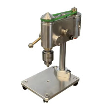 220V Bench Drill 0.4-4mm Drilling Machine Watch Repair Tool Bench Drill with Speed Adjustable Power Adapter EU Plug