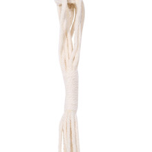 2X Macrame Double Plant Hanger Indoor Outdoor 2 Tier Hanging Planter Cotton Rope 4 Legs 67 inch