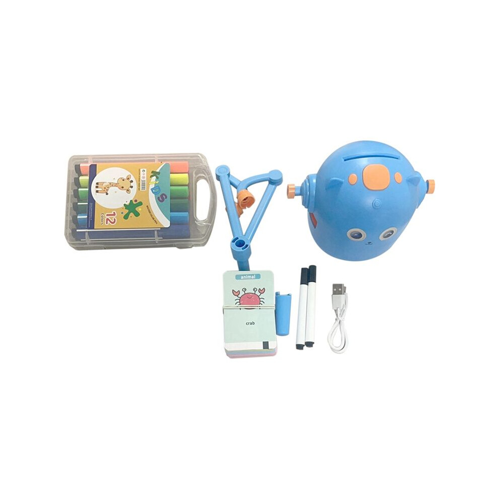 Interactive Educational Drawing Robot, 100 Drawing Cards,Intelligent Drawing Robot, Early Educational Drawing Robot 4761759058778