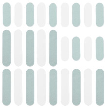 30 Pezzi di Bastoncino per Lucidatura In Argento, Barre di Levigatura e Lucidatura Rettangolari A Doppia Faccia, 0,76 X 2,3 Pollici/0,78 X 3,5 Pollici
