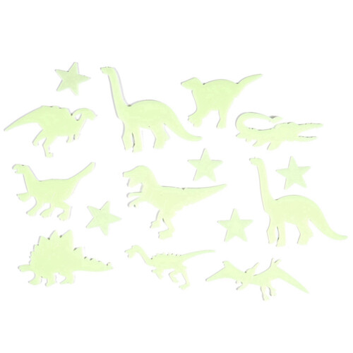 13 PCS Glow In The Dark Star Fluorescent Stickers 1