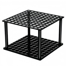 Acrylic Pen Display Stand, 96-Slots Colored Pencil Organizer, Display Stand Holder for Eyebrow Makeup Brush Black