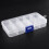 2X 10 Compartment Plastic Storage Box Transparent for Pearl Pin Jewelry Tools Small Accessories 2