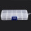 2X 10 Compartment Plastic Storage Box Transparent for Pearl Pin Jewelry Tools Small Accessories 4