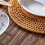 Sottopentole nel Rattan da 8 Pezzi per Pad Caldi con Isolamento Termico, Piatti Resistenti 4