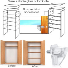 100 Pieces 3 mm Shelf Pins Clear Support Pegs Cabinet Shelf Pegs Clips Shelf Support Holder Pegs for Kitchen Furniture