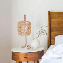 3X Simulated Rattan Lamp Cover Handmade Woven Chandelier Vintage Lampshade Home Decor Hanging Pendant Bedroom