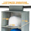 2X Cappello Rack 10 Shelf Armadio Appendiabiti Cappello Organizer per Hat Storage 3