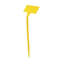 Gardens Planting Tools 100 Pcs Bonsai Plastic Plant Labels Garden Labels T-Type Upturned Garden Tags Markers Yellow