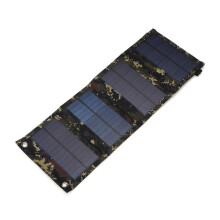 20W 25W Portable Solar Charger with Fast USB Output for Camping Hiking Travel Camouflage Design