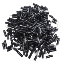300Pcs / Lot 2Ml Black Plastic Perfume Spray Bottle Sample Spray Sprayer Atomizer Perfume Bottle