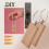 300 Blank Wooden Keychain Rectangular Engraving Key ID Can Be Engraved DIY 3