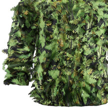 3X Fiore Appiccicoso Foglie Bioniche Tuta Mimetica Caccia Ghillie Suit Woodland Camouflage Universal Camo Set (B)
