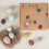 12PCS Beech Wood DIY Easter Egg Set - 24x6x22cm Artificial Bird Eggs 1