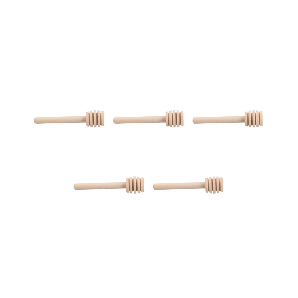 Semoic 250 Pack Of 3 Inch Wood Honey Dipper Sticks, Individually Wrapped, Server For Honey Jar Dispenser Drizzled Honey