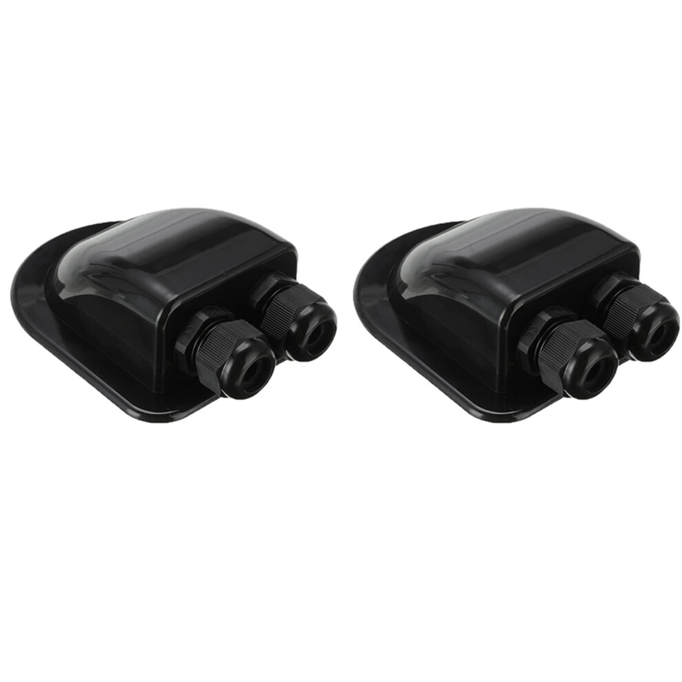 2X Waterproof Solar Cable Entry Gland Box Model B For Caravan Boat Rv Camper Roof Installation 9073542236870