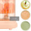 Baby Food Maker,Multi-Function Steamer Grinder Blender Mills Machine Auto Grinding Food Processor for Baby EU Plug Green 6