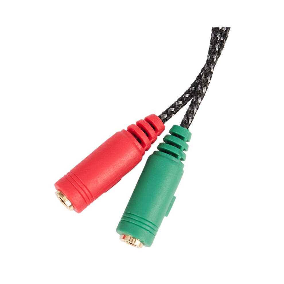 3Pcs Cable Adapter 2 In 1 Splitter 4 Pole 3.5Mm Audio Earphone Headset To 2 Female Jack Headphone Mic Audio Cable 3 Pole 6031469403174