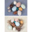 12PCS Beech Wood DIY Easter Egg Set - 24x6x22cm Artificial Bird Eggs 3