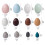 12PCS Beech Wood DIY Easter Egg Set - 24x6x22cm Artificial Bird Eggs 4