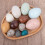 12PCS Beech Wood DIY Easter Egg Set - 24x6x22cm Artificial Bird Eggs 8