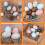 12PCS Beech Wood DIY Easter Egg Set - 24x6x22cm Artificial Bird Eggs 10