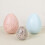 12PCS Beech Wood DIY Easter Egg Set - 24x6x22cm Artificial Bird Eggs 12