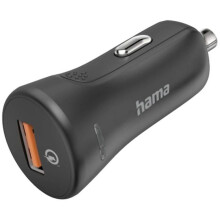 Hama Car Charger 19.5W Chargeur USB 19.5 W 1x USB-A QC 3.0 noir pour voiture, pour camion