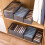 3 Piece Wardrobe Organizer, Storage Boxes, Jeans Organizer, Stackable Storage Box, Gray Storage Box for Drawers Closet,B 7