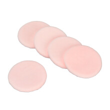 5Pcs Soft Cotton Powder Puff Set, Washable, 3 Colors, Face Makeup