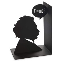Suporte de livros em metal preto Balvi (Albert Einstein)