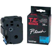 Cinta TZe-M961 36mm x 8m, Negro/Metal plateado - Brother - Casete de cinta