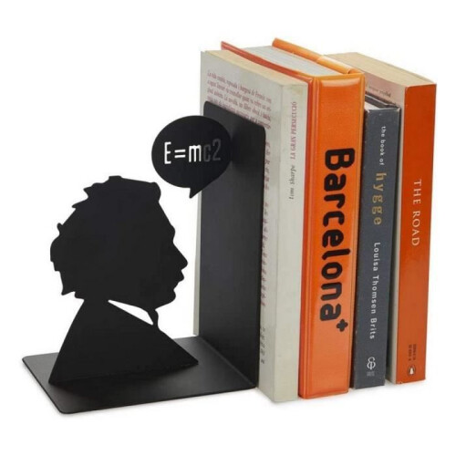 Porta libri in metallo nero Balvi (Albert Einstein) 2