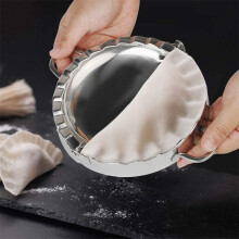 Dumplings Maker 8 PCs,Empanada Press Mold and Cutter,Pie Ravioli Dough Pastry Wrappers Skin Manual Stuffing Spoon