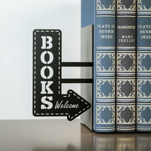 Balvi - fermalibri in metallo Bookshop. 2