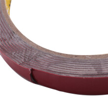 8pcs Strong Permanent Double Sided Super Sticky Foam Tape Roll for Vehicle Car, Red 12MM x 3Meter