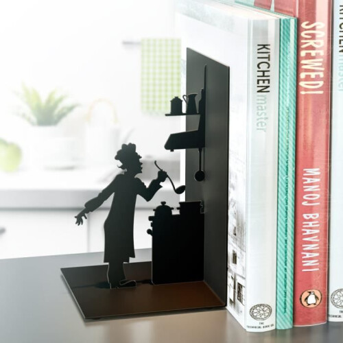 Il fermalibri Chef in metallo. Ideale per i libri di cucina. 2