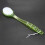 Long Handled Body Bath Shower Back Brush Scrubber Massager Disability Helper Green 1