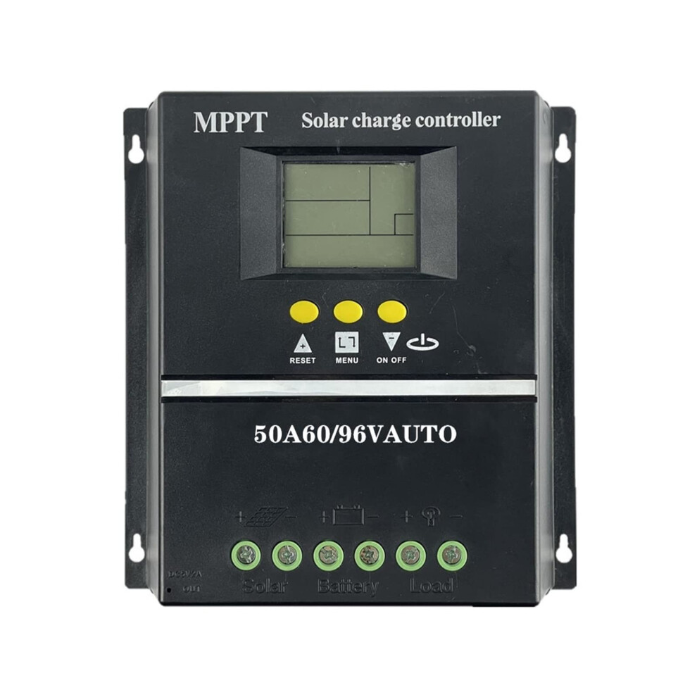 90A Mppt Solar Charge Controller 12V 24V 48V Lcd Dual Usb Efficiency Solar Panel Battery Charger For Rv Boat Off Grid 9771547104742