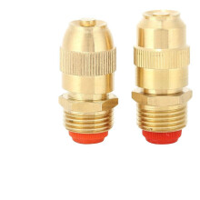 2Pcs G1/2 FNPT DN15 Brass Misting Nozzle Adjustable Water Spray for Cooling and Irrigation
