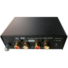 Preamplificador - AQ - MM3 - Negro - Fuente de alimentación externa - Cápsulas MM