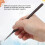 Detail Paint Brushes Set 5 Sizes Nylon Wool High Absorption, Easy Cleaning 5